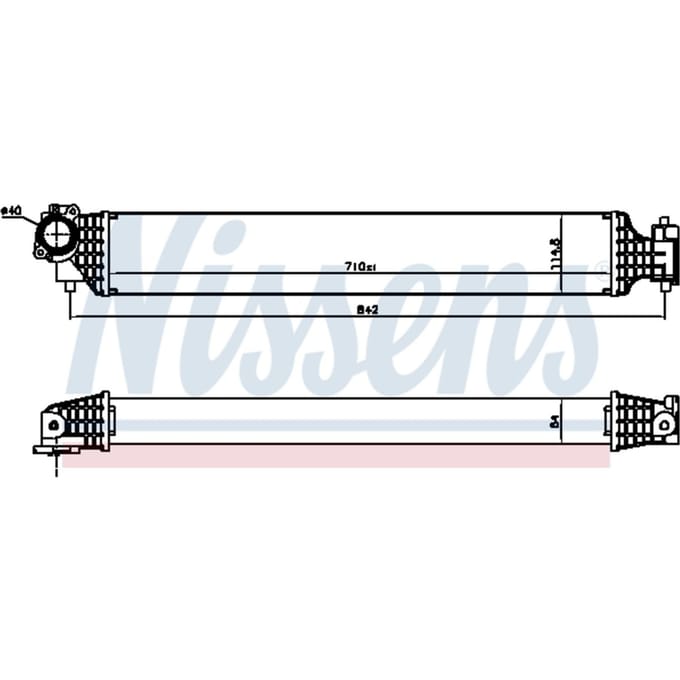 Intercooler NISSENS 961527