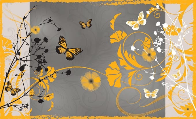 Poster | Geel | 104 x 70,5 cm