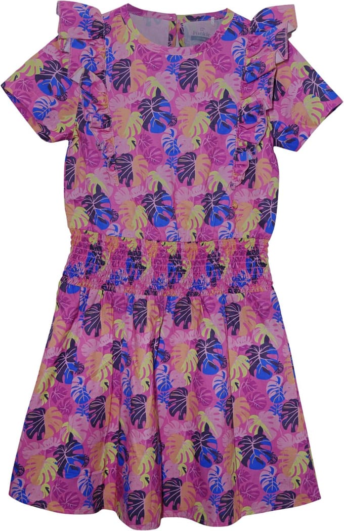 Funkle Jurk Orchid Petal – Meisjes jurk – Luxe Kinderkleding