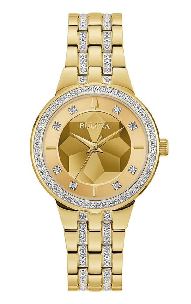 Bulova Phantom 97L176 Horloge - Staal - Goudkleurig - Ø 32 mm