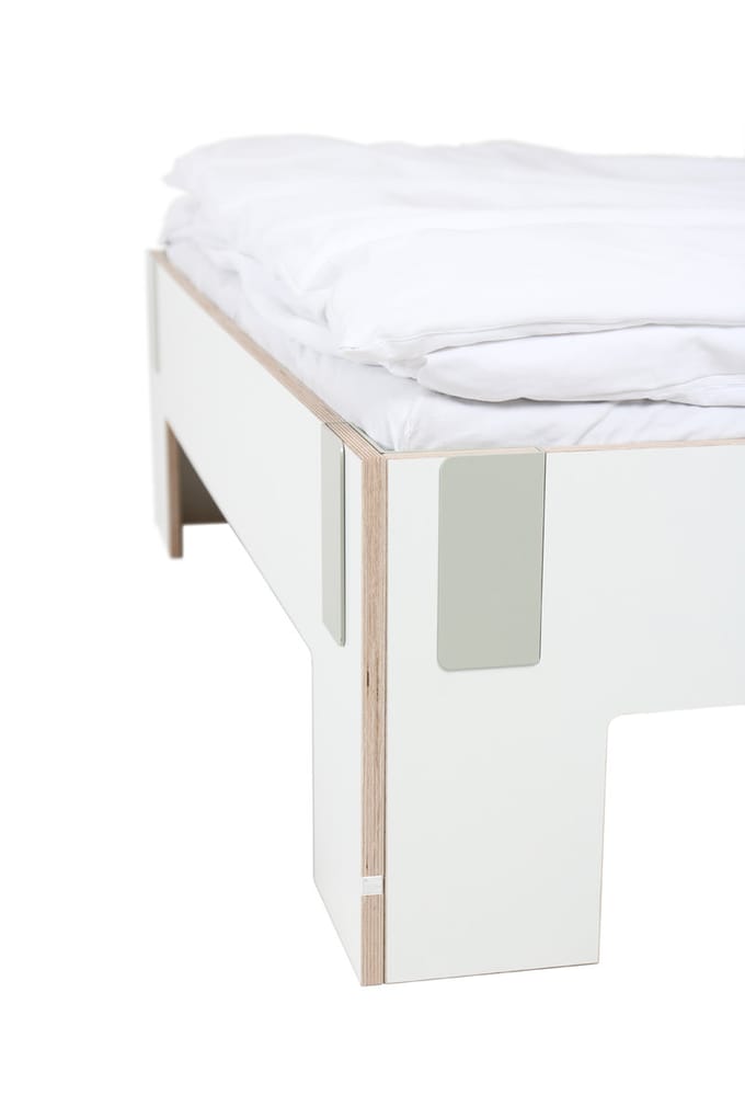 Moormann - Tagedieb bed - wit (FU) - 180 x 200 cm
