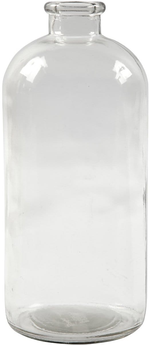 Apothekersfles, H: 24,5 cm, d 10,5 cm, gatgrootte 2,6 cm, 6 stuk/ 1 doos
