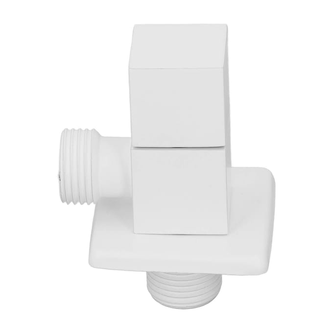 Vanne de sortie d'eau 1/2 pouce Cuivre épaissi 1 entrée 2 sorties Vanne déviatrice eau chaude froide pour la maison Blanc white