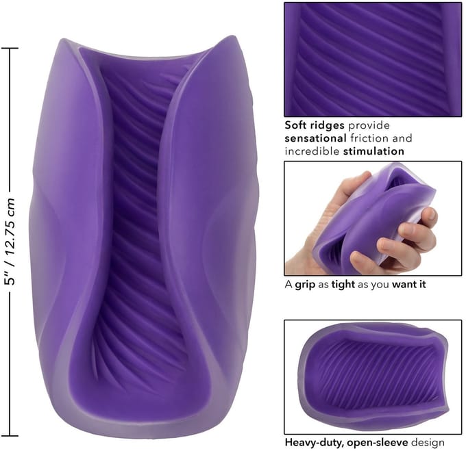 Masturbator Spiral Grip - Paars