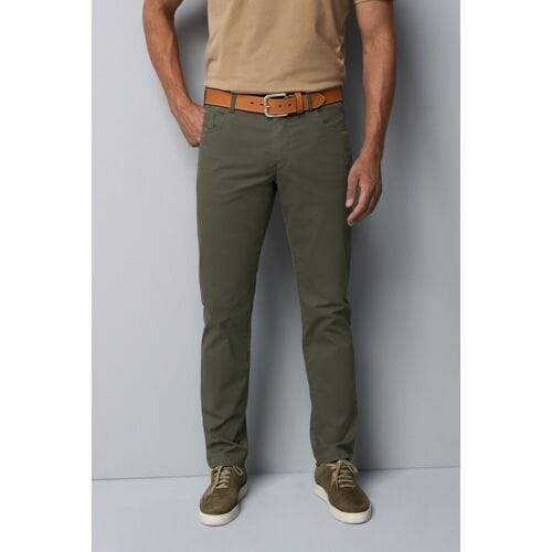 Meyer Broek M5 Slim Micro Structure Ultralight Organic Cotton Olive / male