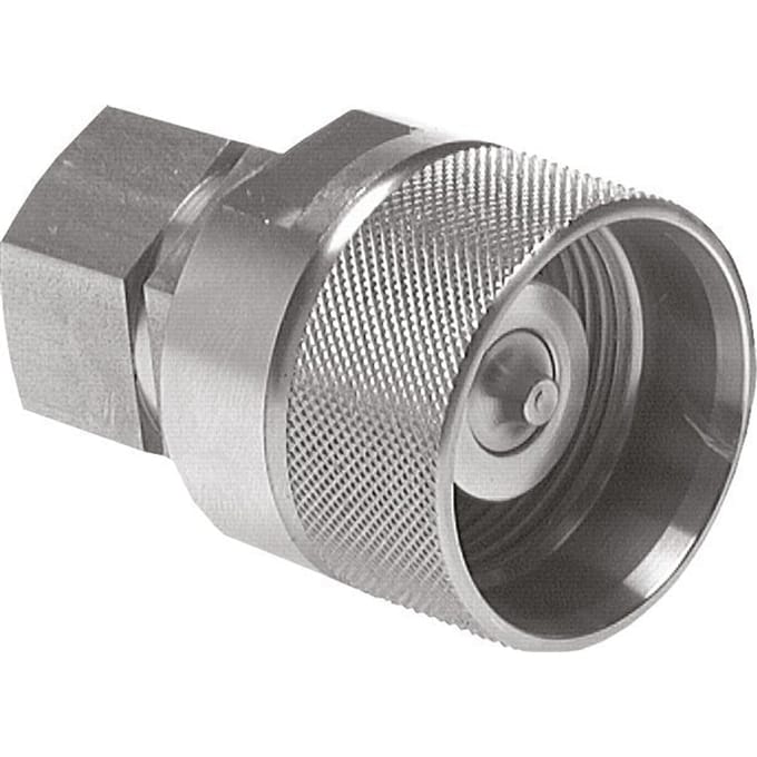 RVS DN 31.5 Hydraulische Koppeling Insteeknippel G 1 1/2 inch Binnendraad D M70 x 3