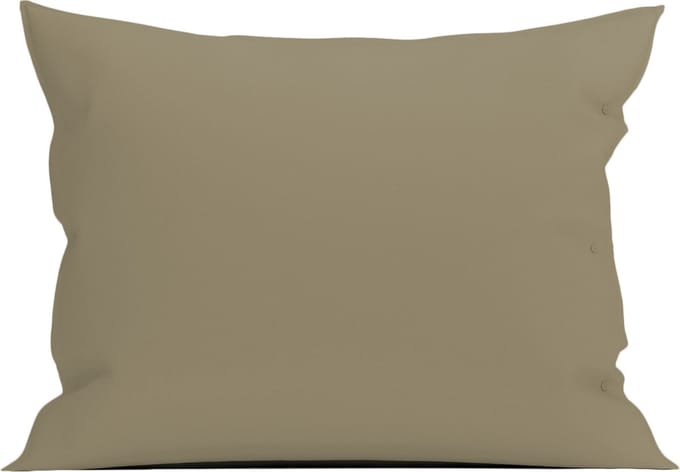 Yellow Kussensloop Percale - Kussenhoes van 60x70 cm - 1 stuk - 100% Katoen-Perkal - Natural