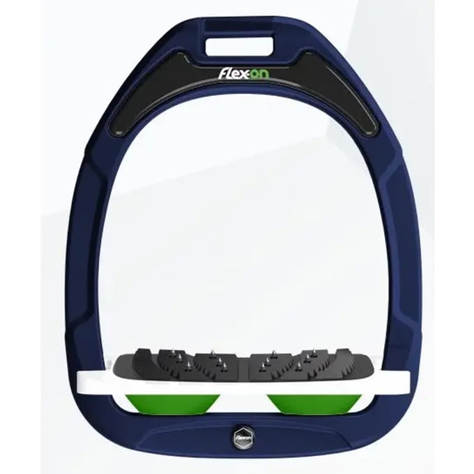 Ultra Grip Gehoekte Beugels Marine/Wit/Groen Flex-On Green Composite