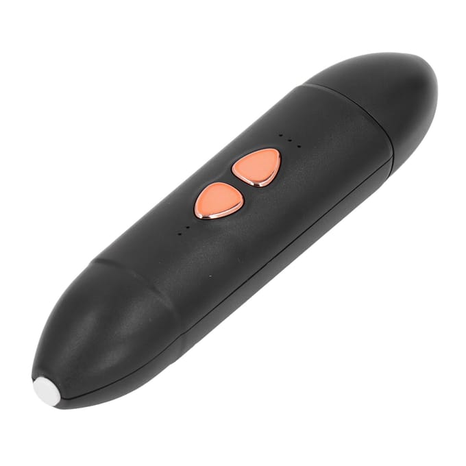 Itch Soother Device Antipruritic Device 2 in 1 Electric Itch Relief Heated Vibrating Hot Bite black