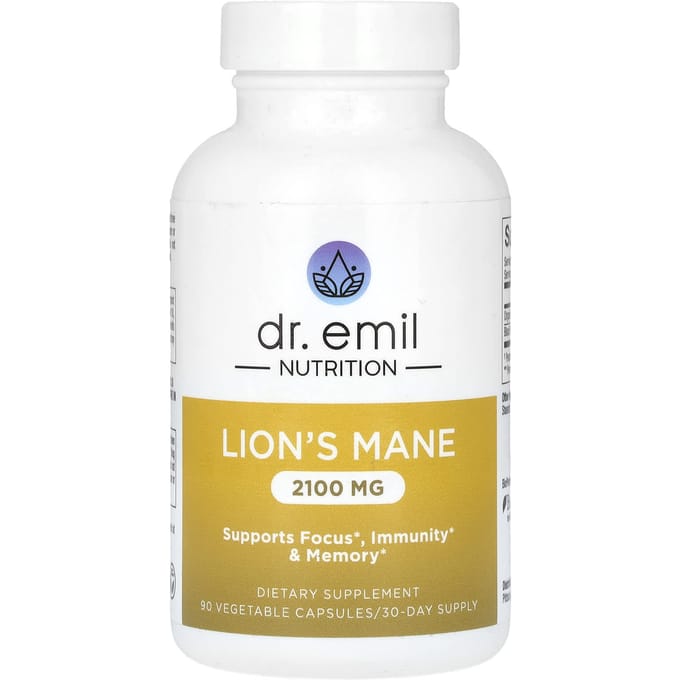 Dr. Emil Nutrition, Helicopteranium Smart Shroom, 2 100 mg, 90 gélules végétales