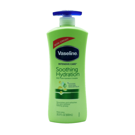 Baume Hydratant Pour Le Corps À L'Aloès Hydratation Apaisante Vaseline 600 Ml