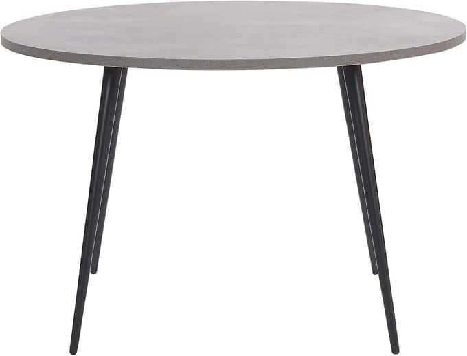 ODEON - Eettafel - Lichtgrijs - 120 x 120 cm - MDF