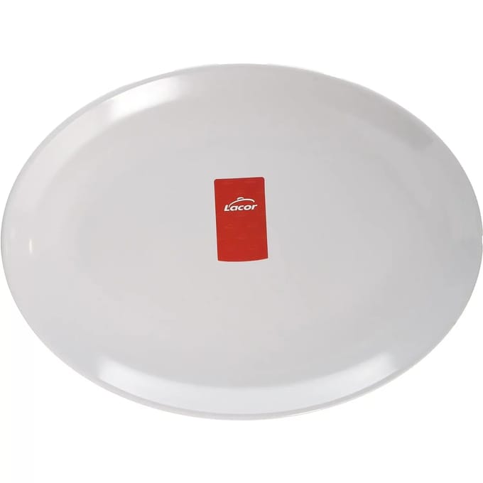 Ovaal melamine dienblad Lacor 314x234x25 mm