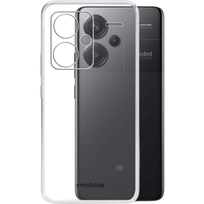 Mobilize Xiaomi Redmi Note 13 Pro+ 5G Siliconen (TPU) Hoesje Transparant