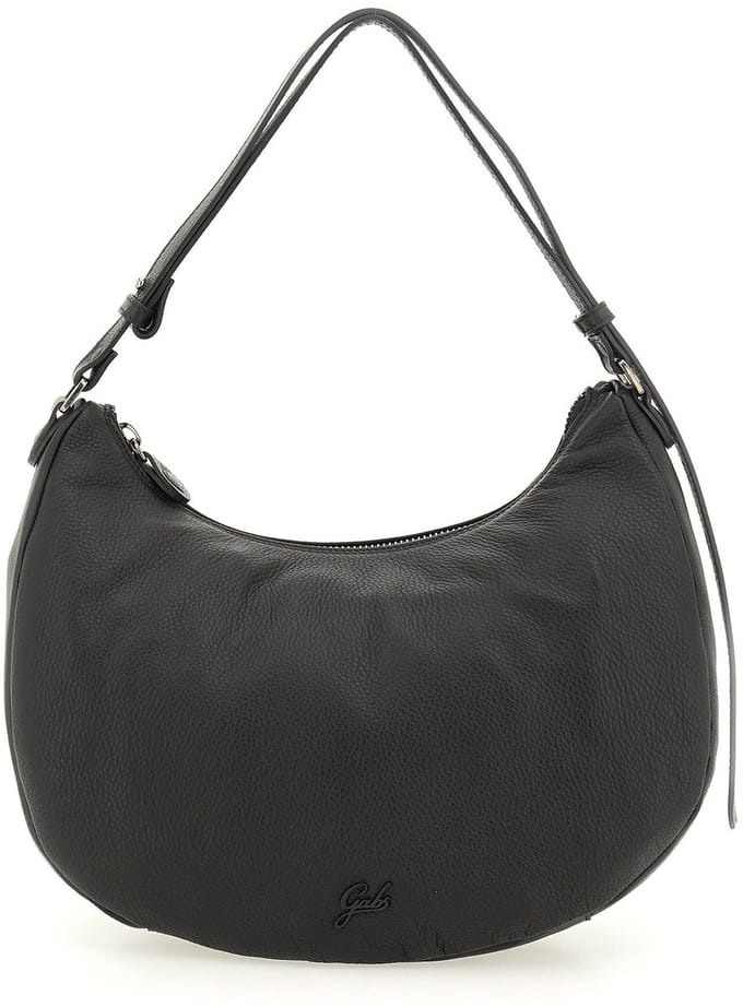 Gabs Leren Schoudertas Maite Bull Back Crossbody Bag Black Zwart