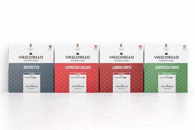 Vascobelo Professional Discs Proefpakket – 4 Smaken – Premium Koffie Discs