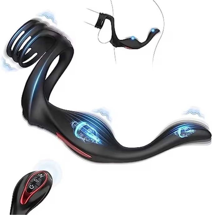Anale Cockring Masturbator - Vibrerende penisring - Penis - Anaal - Anus - Vibrator