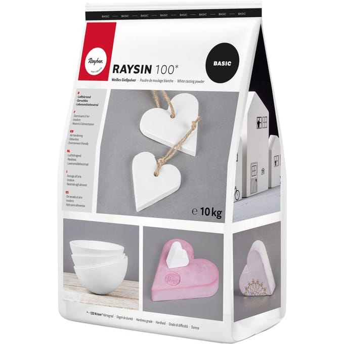 Gietpoeder "Raysin 100", wit - 10 kg