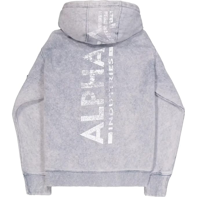 Sweatshirt met capuchon met print op de achterkant Alpha Industries Vintage