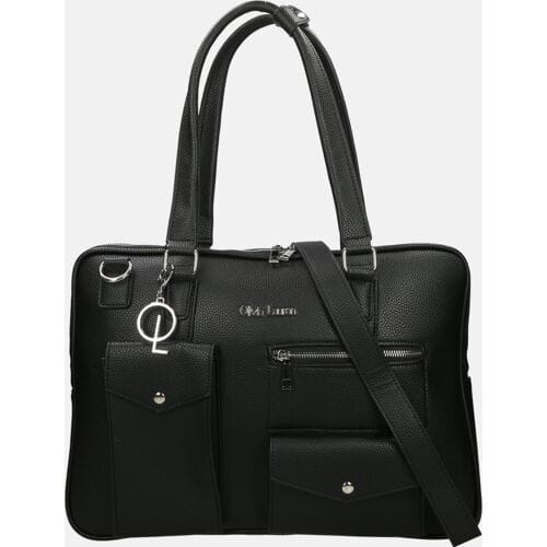 Olivia Lauren Onyx Dames laptoptas - 15 inch - Werktas A4 - Polyester - Zwart
