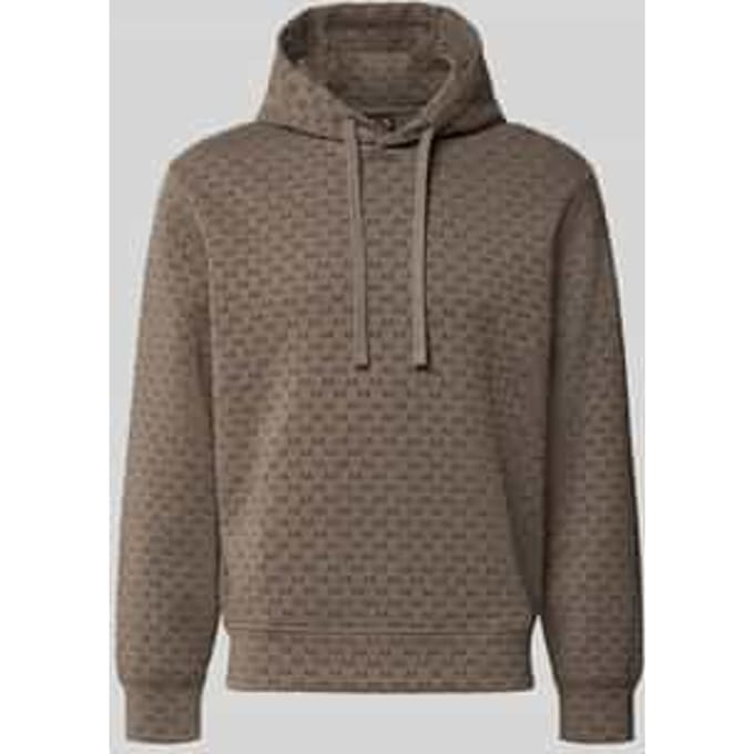 regular fit hoodie van katoenmix