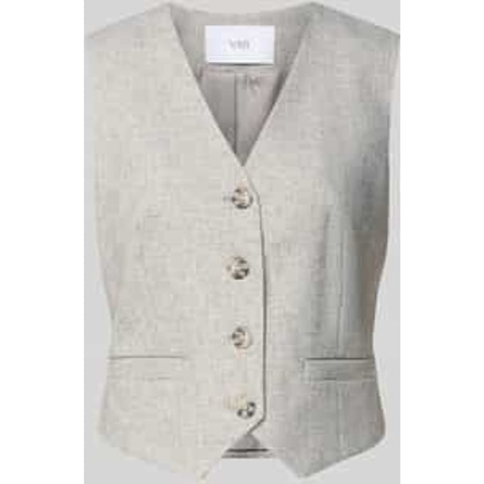 Regular fit bodywarmer met V-hals Model 'RIU'