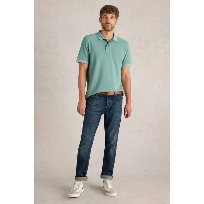 White Stuff Utility Polo Duck Egg Blue Taglia: L | Polo Outlet | Uomo | Blu