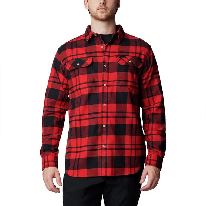 Columbia Flare Gun™ Stretch Overhemd Met Lange Mouwen Rood M Man
