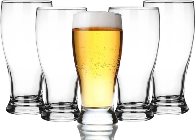 Glasmark Bierglazen - 6x - fluitje - 500 ml - glas - speciaal bier