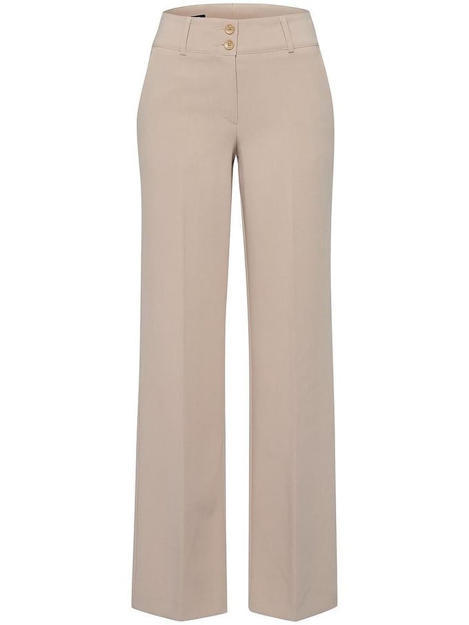 Broek verstevigde band Van Fadenmeister Berlin beige