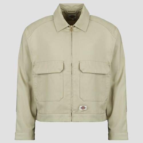 Windjack Dickies HEMP TWILL TRUCKER JACKET EUCALYPTUS