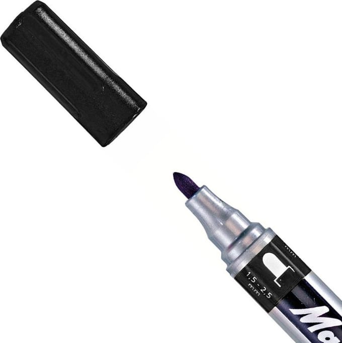 Filzstift STABILO Mark-4-All 651/46 1,5-2,5mm schwarz