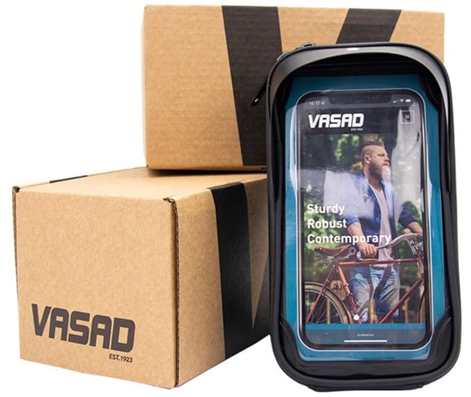 VASAD All Weather Phonebag, Telefoonhouder Fiets, Waterdicht - Zwart