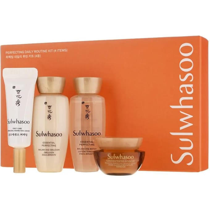 Sulwhasoo Kit Routine Quotidienne Perfectrice 4 articles + CADEAU ALÉATOIRE beige