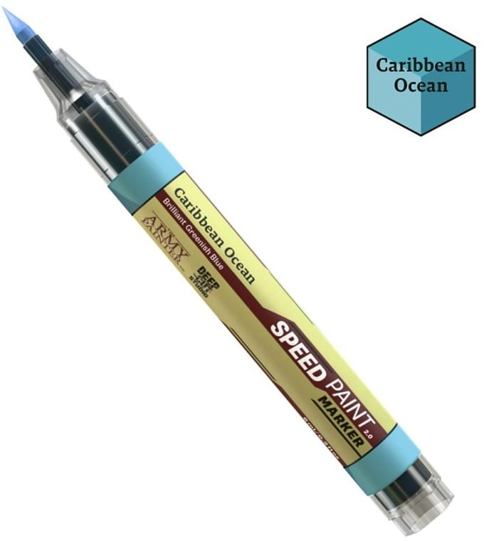 The Army Painter Speedpaint Marker - Caribbean Ocean schilderstift.