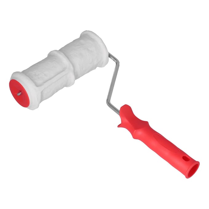 Baksteenroller 7 Inch Verfroller Huishoudelijke Muurdecoratie Roller DIY Kunst Verfroller red