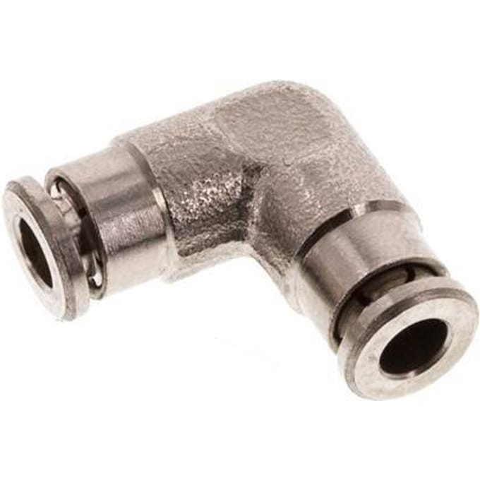 3mm 90 graden L-verbinding Messing Insteekfitting NBR