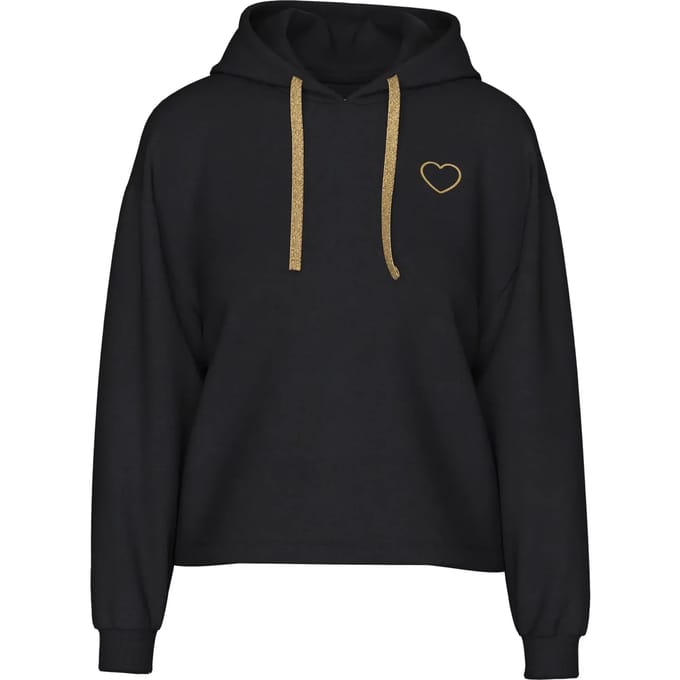 PIECES - PCCHILLI LS HEART HOODIE NOOS BC - Meisjes - Sweaters
