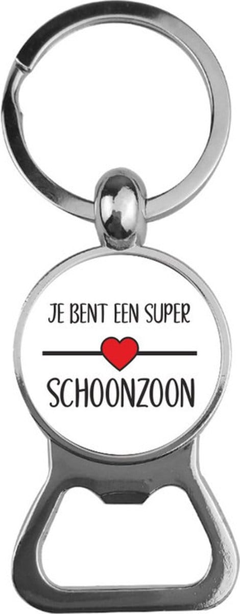 Bieropener Glas - Je Bent Een Super Schoonzoon