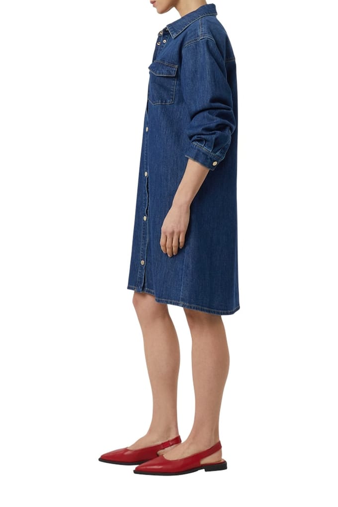 Comma Dresses Blue Denim Größe: 36 | Blusenkleider Outlet | Damen | Blau