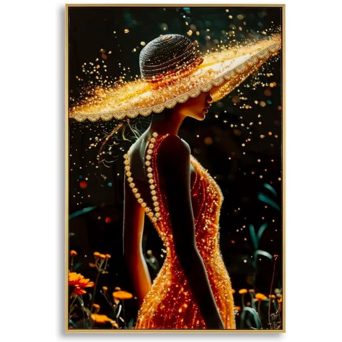Schilderij On Canvas Illumy Laquared With Frame-a 62×3,5×92 cm