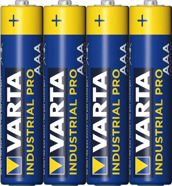 Varta Industrial Pro Alkaline AAA Batterijen - 4 stuks
