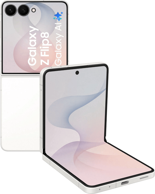 SAMSUNG Galaxy Z Flip8 AI Smartphone pliable 512 Go Blanc