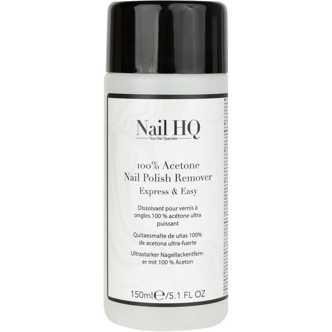 Nail HQ 100% Acetone Nail Polish Remover 150 ml