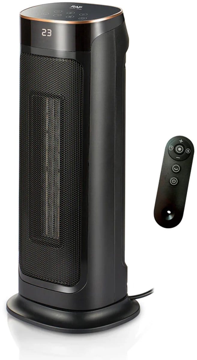 RAF - Keramische Ventilatorkachel - 2000 W - Snelle Verwarming - Instelbare Thermostaat - Led Display - Stil & Veilig