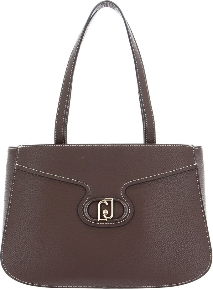 LIU JO Handtas Fortuna Boston Bag Moro Light Donkerbruin