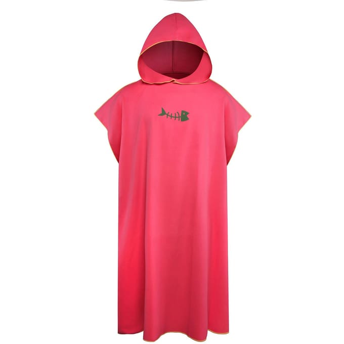 Serviette à langer Poncho de Surf, Robe à séchage rapide avec capuche, couverture de plage en microfibre, serviette de bain pêche