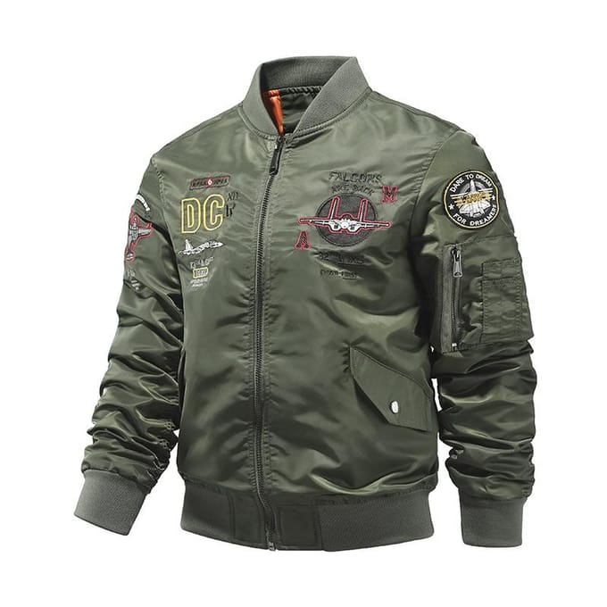 Veste Printemps/Automne Veste Bomber Uniforme de Baseball Grande Taille XXXXL gray