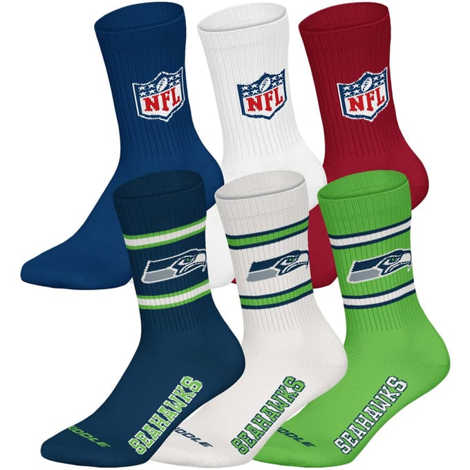 NFL Sokken NFL 6Pack Crew Socks Set van 6