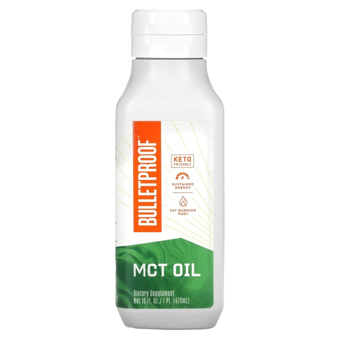 BulletProof, Huile MCT, 16 fl oz (473ml) white